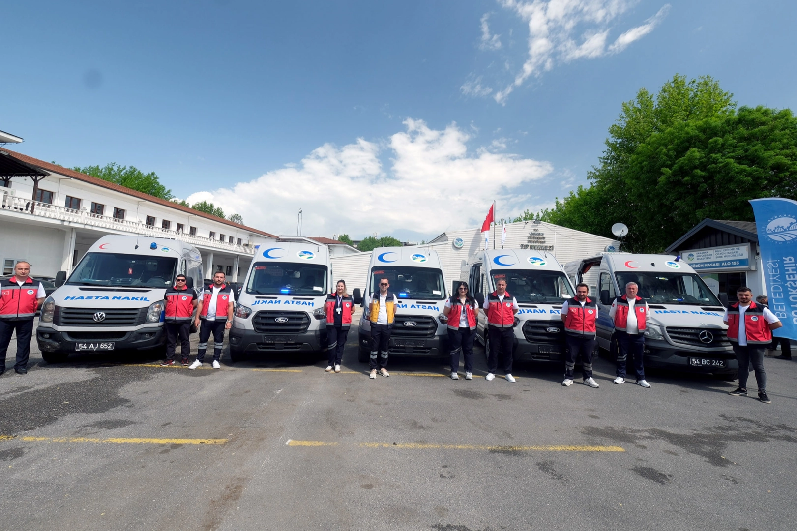 Sakarya’da Hasta Nakil Filosuna 3 Yeni Ambulans Daha Eklendi
