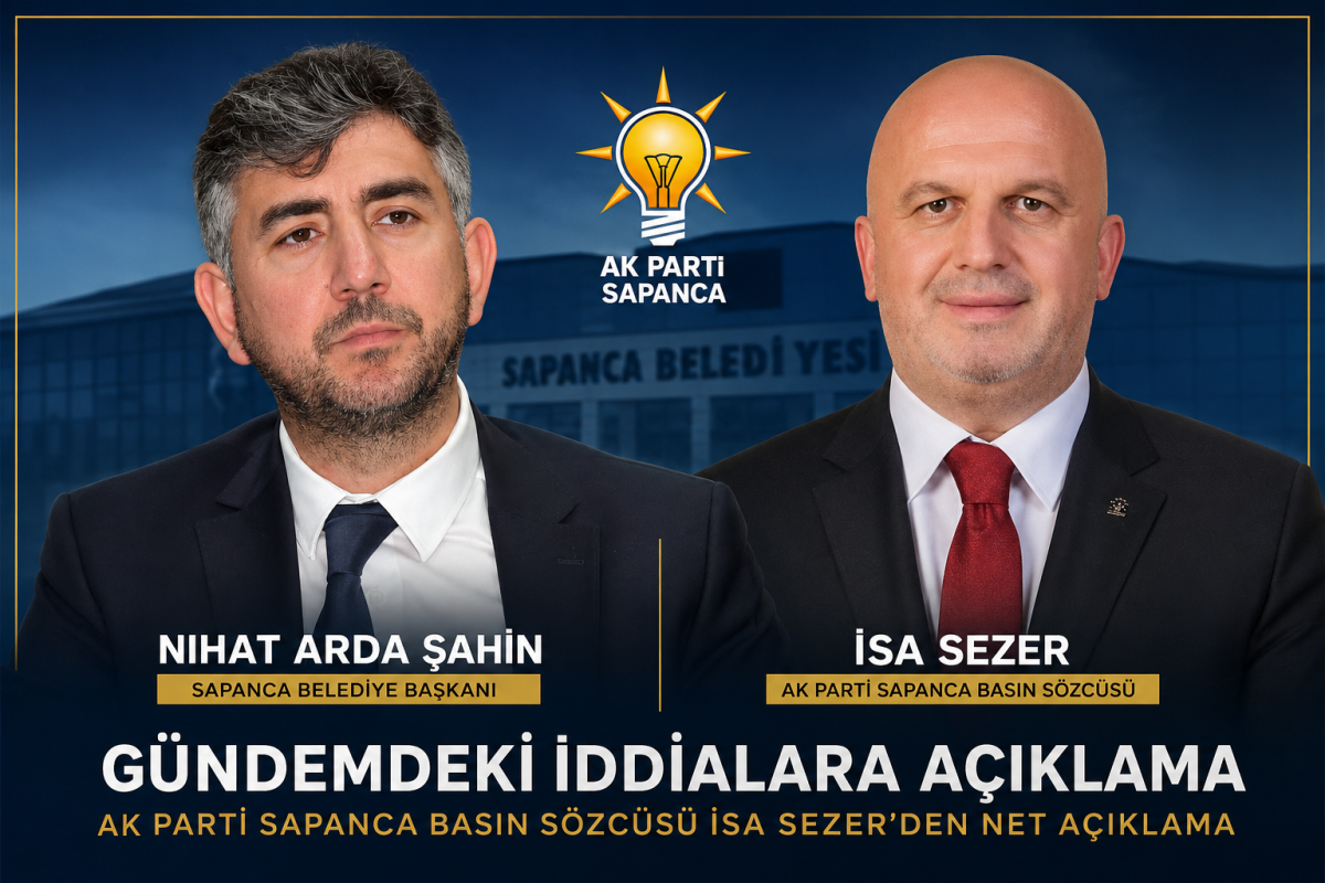AK Parti Sapanca'dan Çok Sert Yalanlama!
