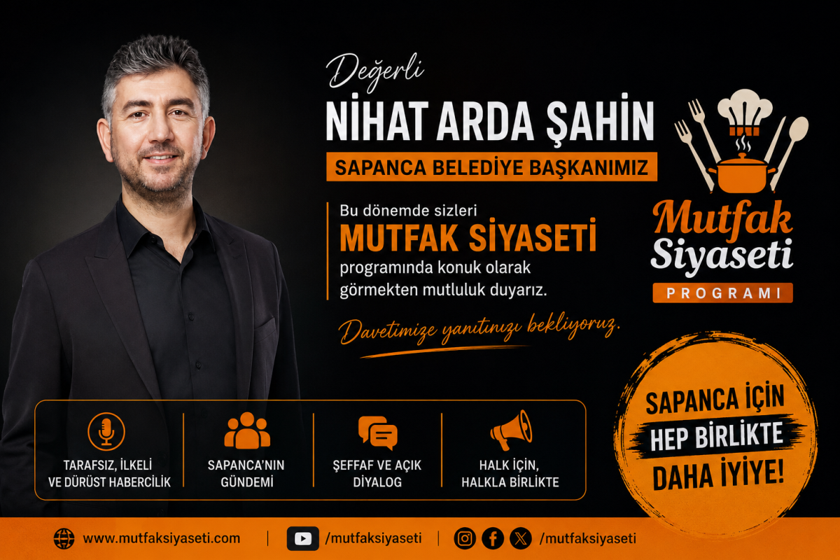 Mutfak Siyaseti’nden Başkan Nihat Arda Şahin’e Davet