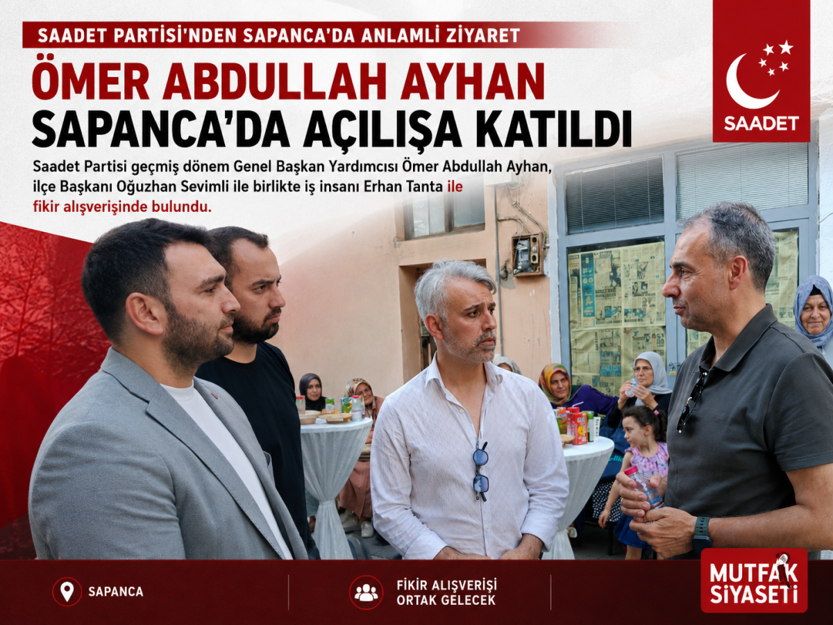 Ömer Abdullah Ayhan Sapanca’daki Açılış Programına Katıldı
