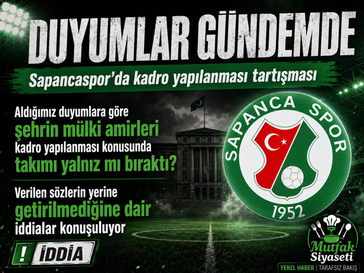 “Sapancaspor’a Verilen Destek Sözleri Havada mı Kaldı?”